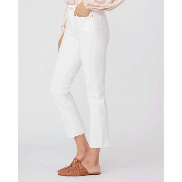 NEW PAIGE women's cindy corduroy pant in ecru - Picture 2 of 6